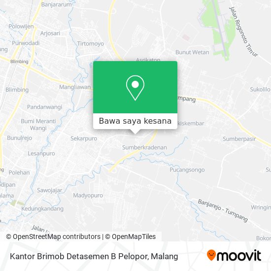 Peta Kantor Brimob Detasemen B Pelopor
