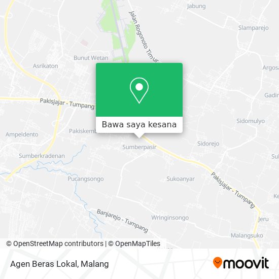 Peta Agen Beras Lokal