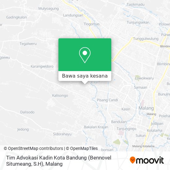 Peta Tim Advokasi Kadin Kota Bandung (Bennovel Situmeang, S.H)