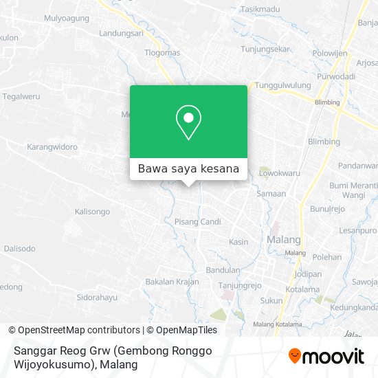 Peta Sanggar Reog Grw (Gembong Ronggo Wijoyokusumo)