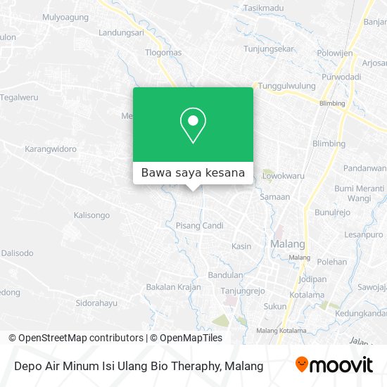 Peta Depo Air Minum Isi Ulang Bio Theraphy