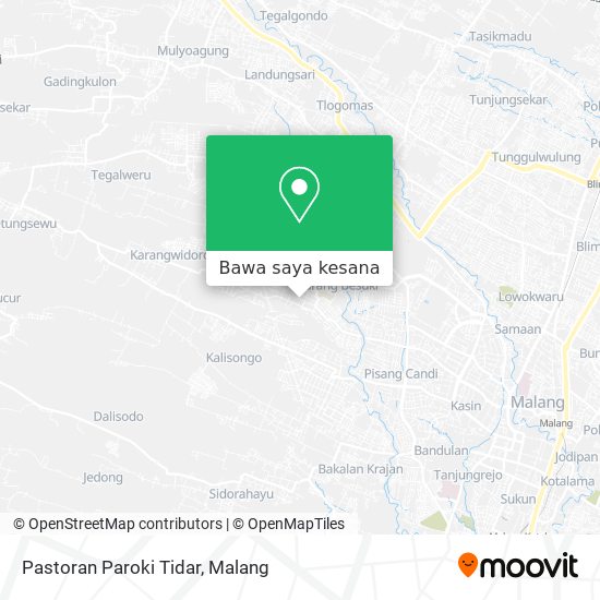 Peta Pastoran Paroki Tidar