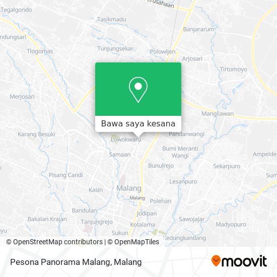 Peta Pesona Panorama Malang