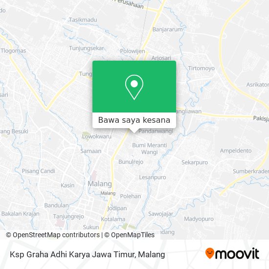 Peta Ksp Graha Adhi Karya Jawa Timur