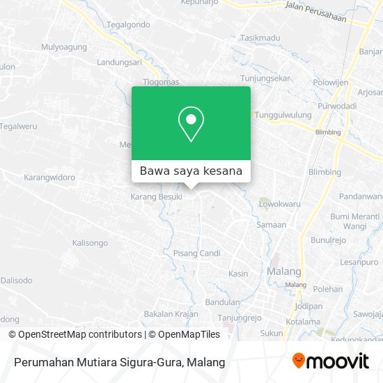 Peta Perumahan Mutiara Sigura-Gura