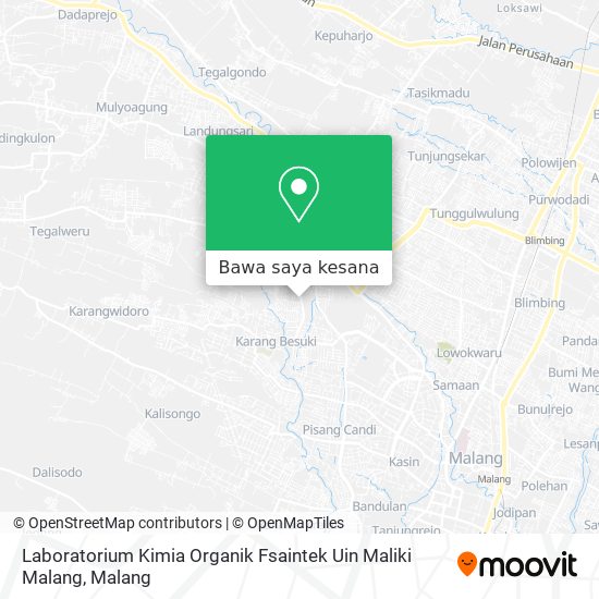 Peta Laboratorium Kimia Organik Fsaintek Uin Maliki Malang