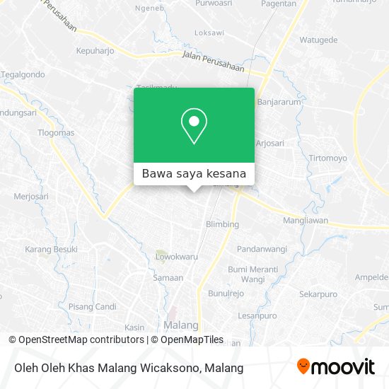 Peta Oleh Oleh Khas Malang Wicaksono