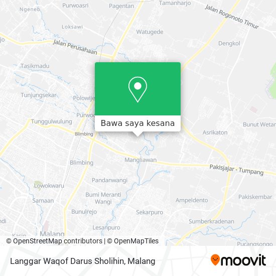 Peta Langgar Waqof Darus Sholihin