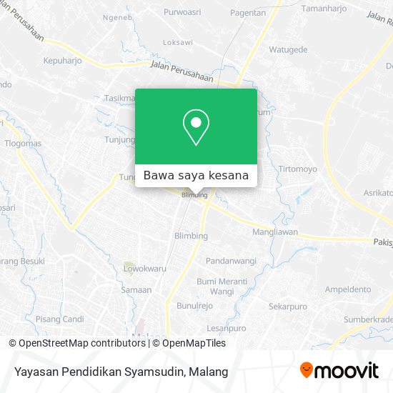 Peta Yayasan Pendidikan Syamsudin