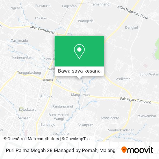 Peta Puri Palma Megah 28 Managed by Pomah
