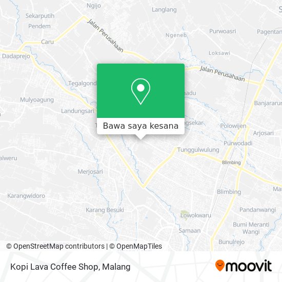 Peta Kopi Lava Coffee Shop