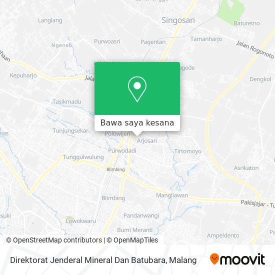 Peta Direktorat Jenderal Mineral Dan Batubara