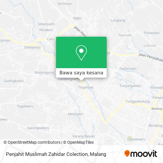 Peta Penjahit Muslimah Zahidar Colection