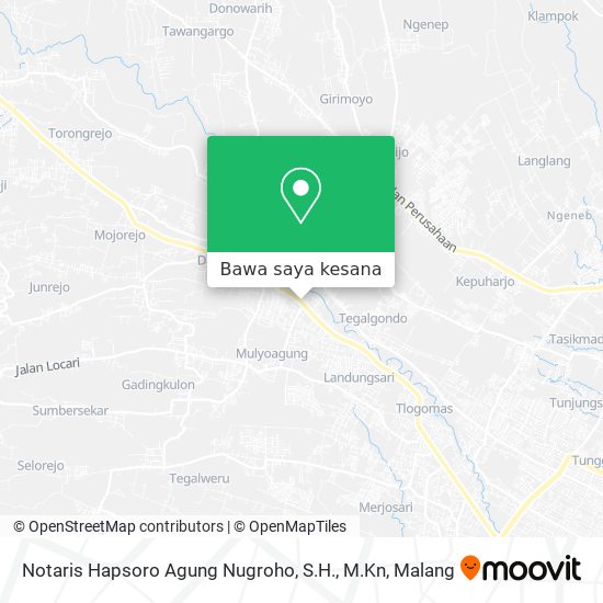 Peta Notaris Hapsoro Agung Nugroho, S.H., M.Kn