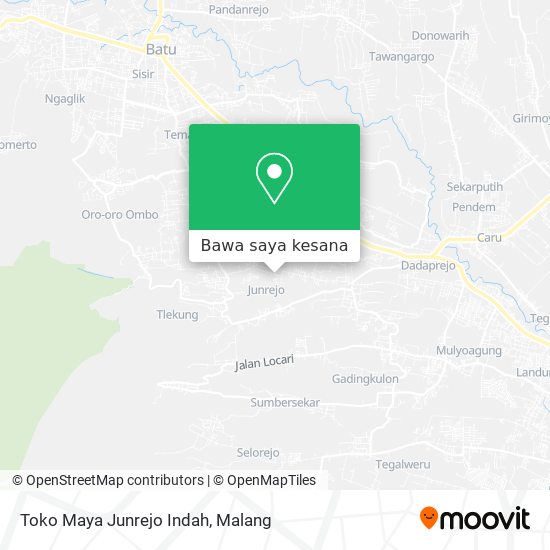 Peta Toko Maya Junrejo Indah