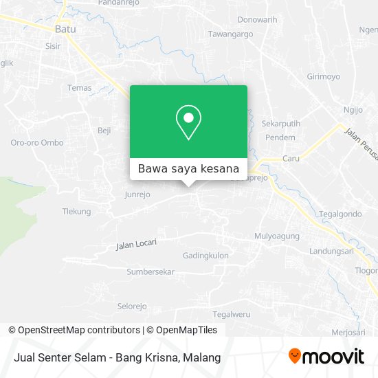 Peta Jual Senter Selam - Bang Krisna