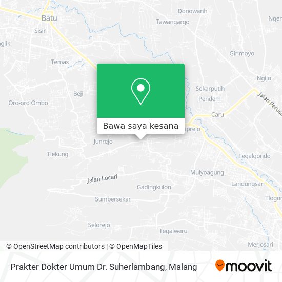 Peta Prakter Dokter Umum Dr. Suherlambang