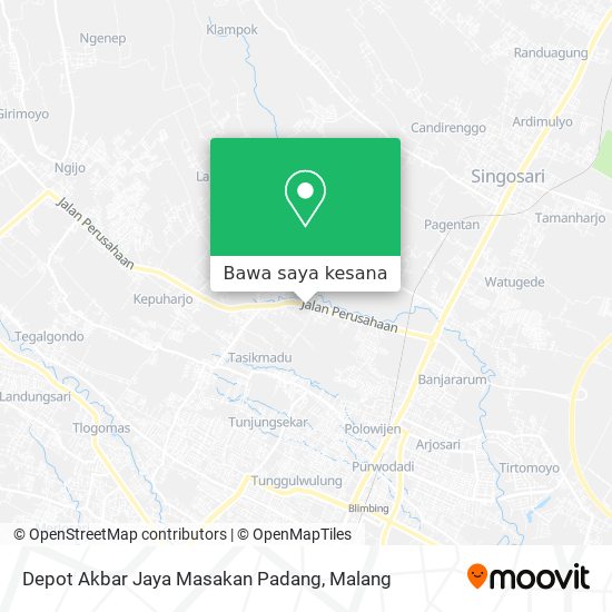 Peta Depot Akbar Jaya Masakan Padang