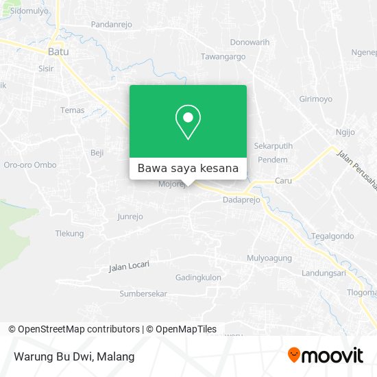 Peta Warung Bu Dwi