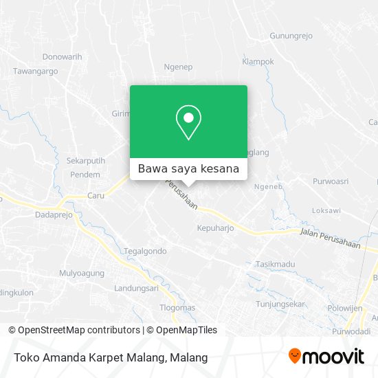 Peta Toko Amanda Karpet Malang