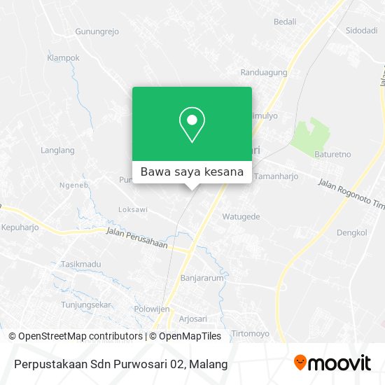 Peta Perpustakaan Sdn Purwosari 02