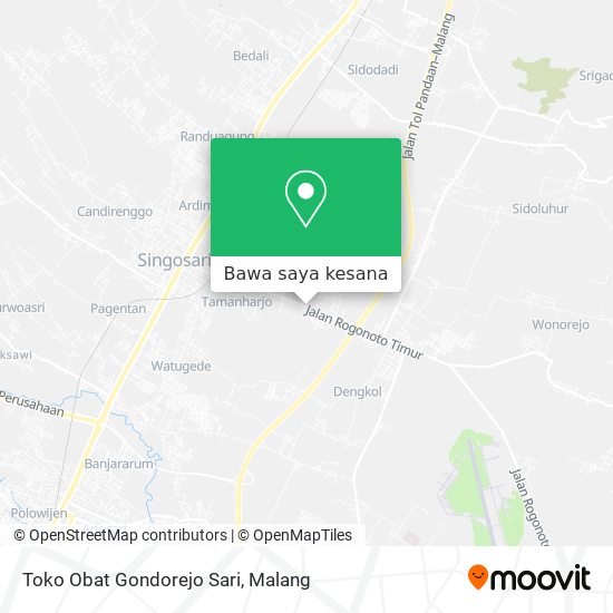 Peta Toko Obat Gondorejo Sari