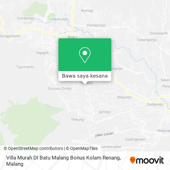 Peta Villa Murah DI Batu Malang Bonus Kolam Renang