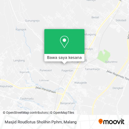 Peta Masjid Roudlotus Sholihin Pphm