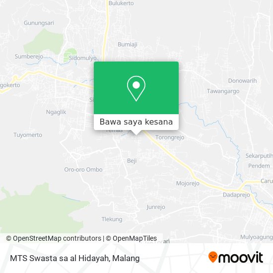 Peta MTS Swasta sa al Hidayah