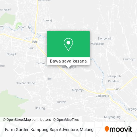 Peta Farm Garden Kampung Sapi Adventure