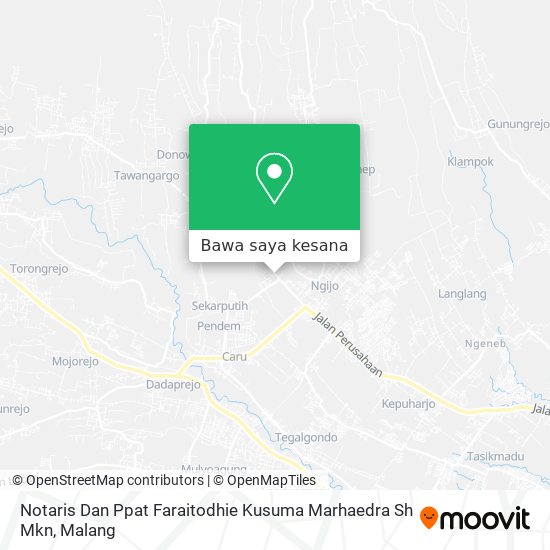 Peta Notaris Dan Ppat Faraitodhie Kusuma Marhaedra Sh Mkn