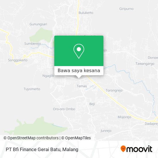 Peta PT Bfi Finance Gerai Batu