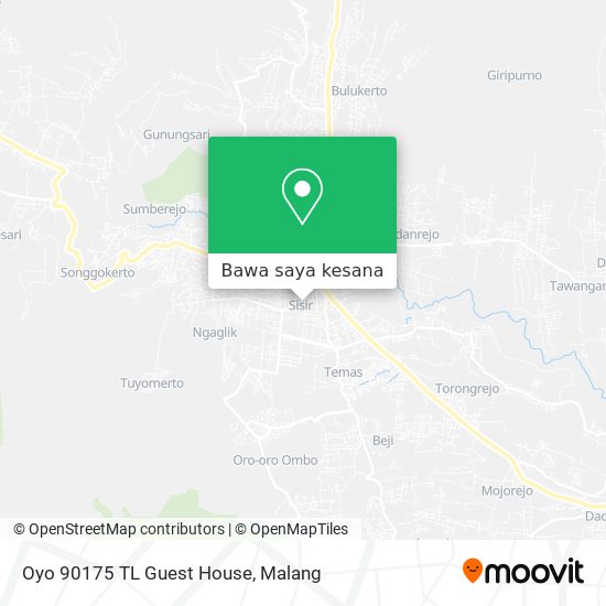 Peta Oyo 90175 TL Guest House