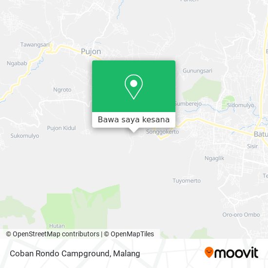 Peta Coban Rondo Campground