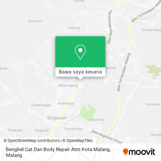 Peta Bengkel Cat Dan Body Repair Atm Kota Malang