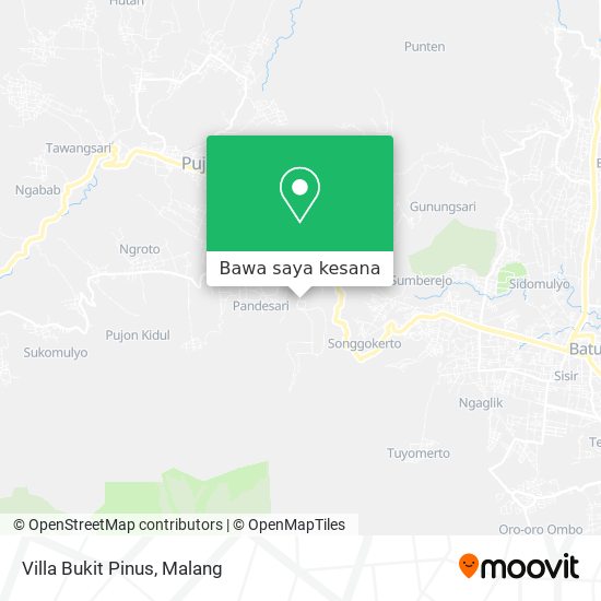 Peta Villa Bukit Pinus