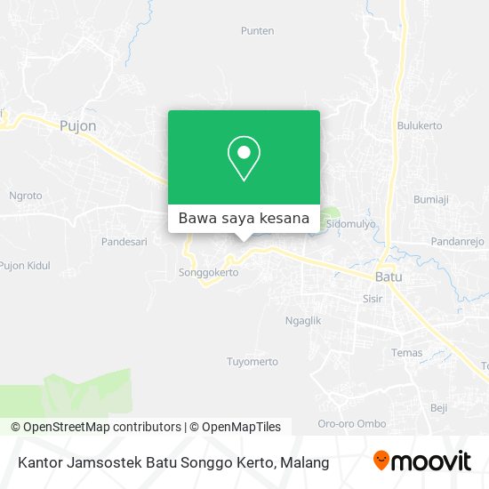 Peta Kantor Jamsostek Batu Songgo Kerto