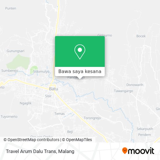 Peta Travel Arum Dalu Trans