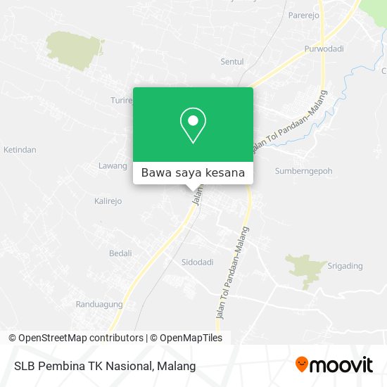 Peta SLB Pembina TK Nasional