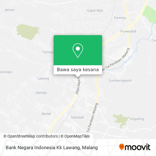 Peta Bank Negara Indonesia Kk Lawang