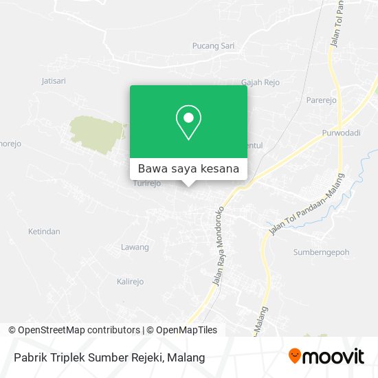 Peta Pabrik Triplek Sumber Rejeki