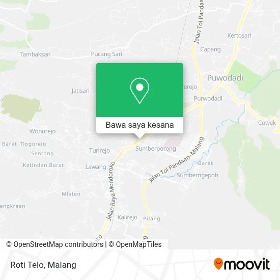 Peta Roti Telo