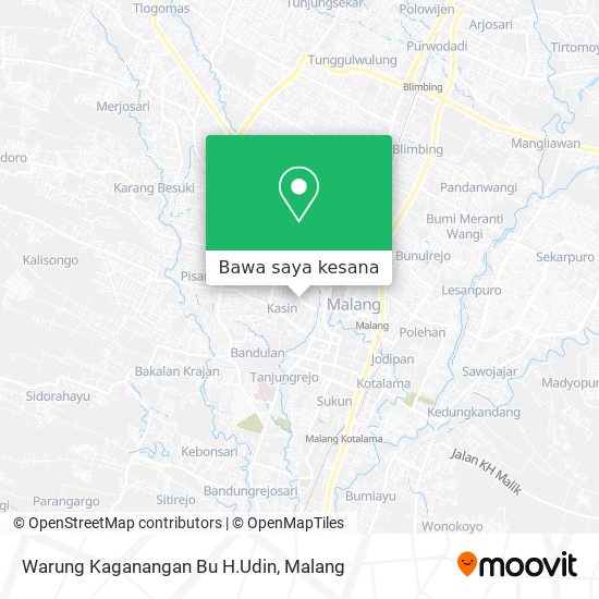 Peta Warung Kaganangan Bu H.Udin