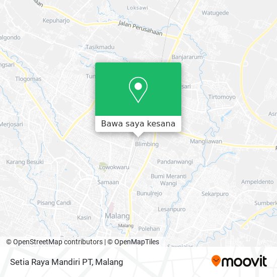 Peta Setia Raya Mandiri PT