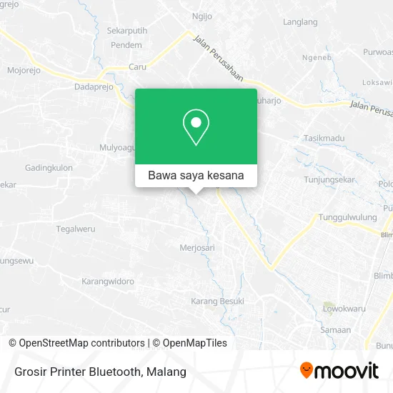 Peta Grosir Printer Bluetooth