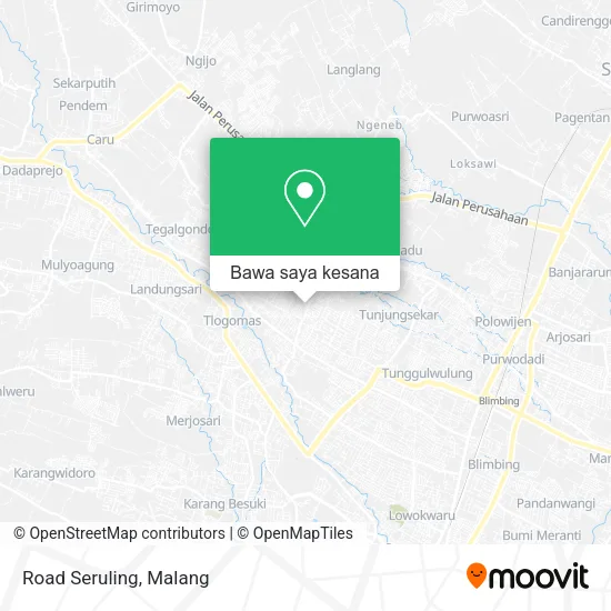 Peta Road Seruling