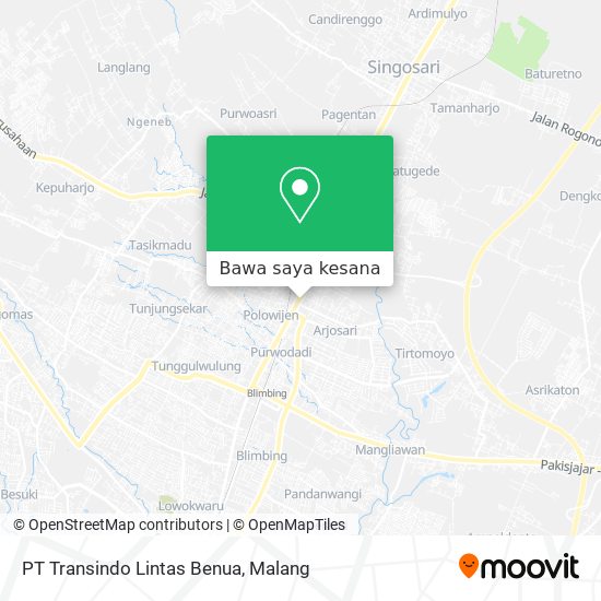 Peta PT Transindo Lintas Benua
