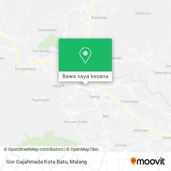 Peta Gor Gajahmada Kota Batu
