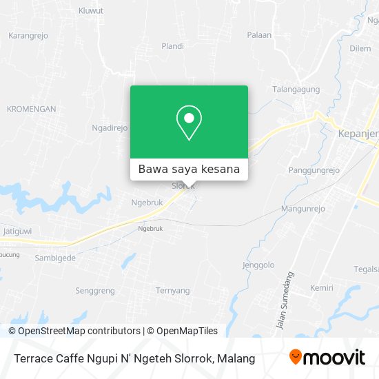 Peta Terrace Caffe Ngupi N' Ngeteh Slorrok