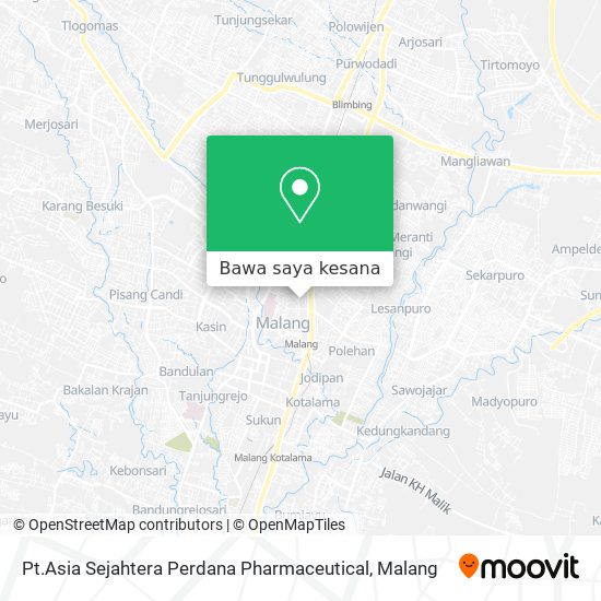 Peta Pt.Asia Sejahtera Perdana Pharmaceutical